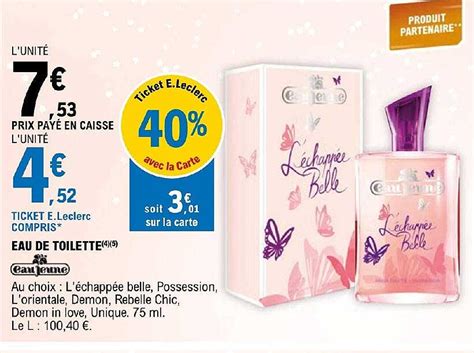 leclerc eau de toilette
